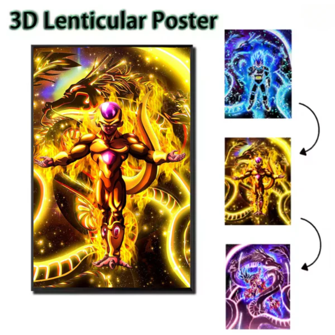 Póster Anime 3D